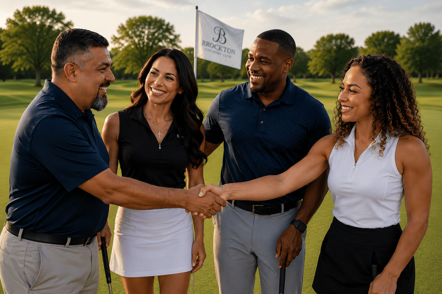 golf handshake